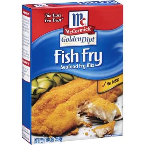 Mélange de friture pour poisson et fruits de mer Golden Dipt de McCormick, 283 g