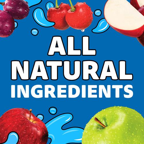 Capri Sun Boisson Jus à 100 % Goût punch aux fruits Mélange de jus entièrement naturel à base de concentré avec ingrédients ajoutés et autres arômes naturels, boîte de 10 unités, sachets de 177 ml