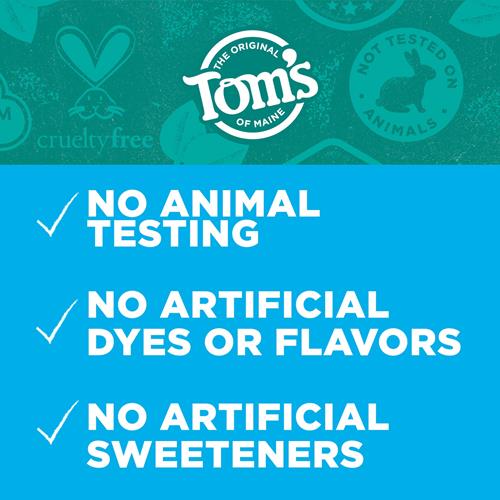 Dentifrice sensible à soulagement rapide sans fluorure Toms Of Maine, menthe fraîche, 113 g. (L'emballage peut varier)