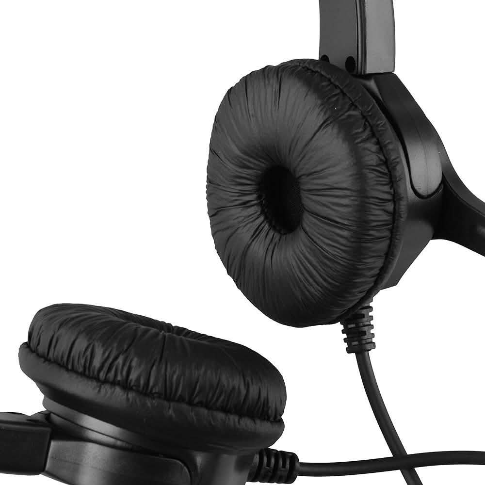 Casque double 2,5 mm pour téléphones sans fil