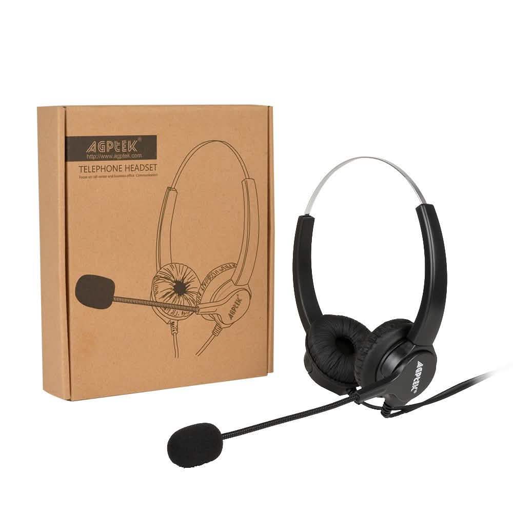 Casque double 2,5 mm pour téléphones sans fil