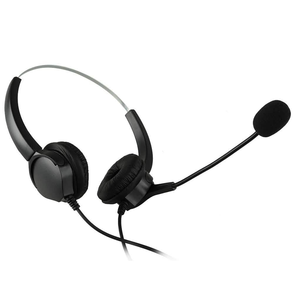 Casque double 2,5 mm pour téléphones sans fil