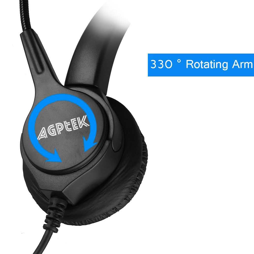 Casque double 2,5 mm pour téléphones sans fil