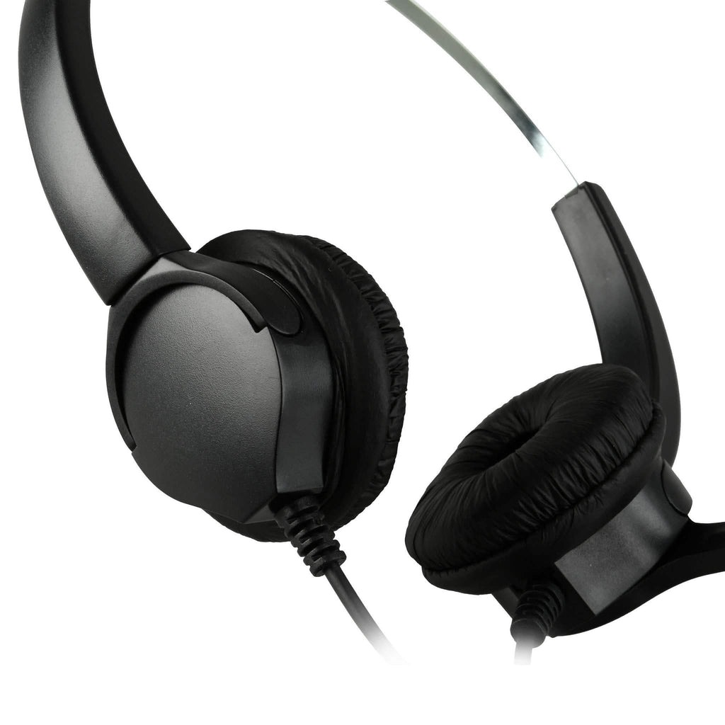 Casque double 2,5 mm pour téléphones sans fil