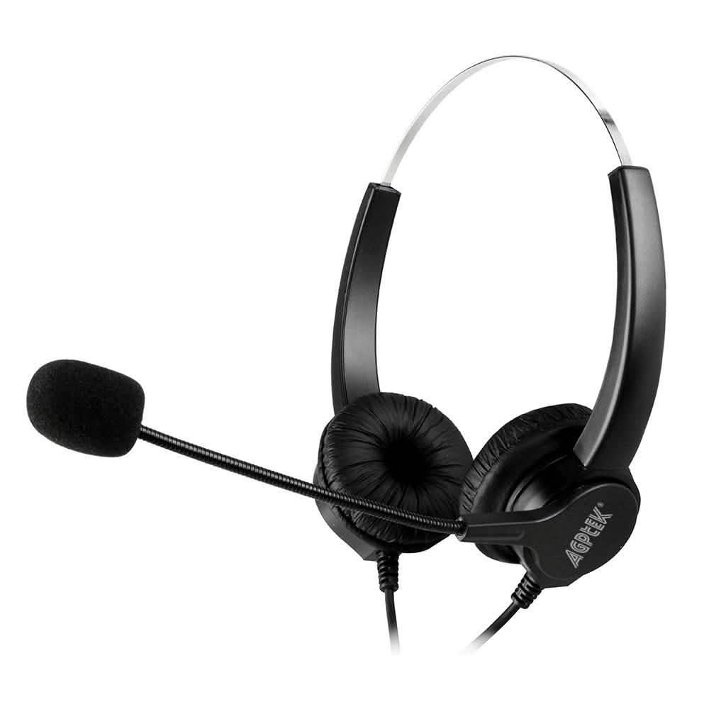 Casque double 2,5 mm pour téléphones sans fil