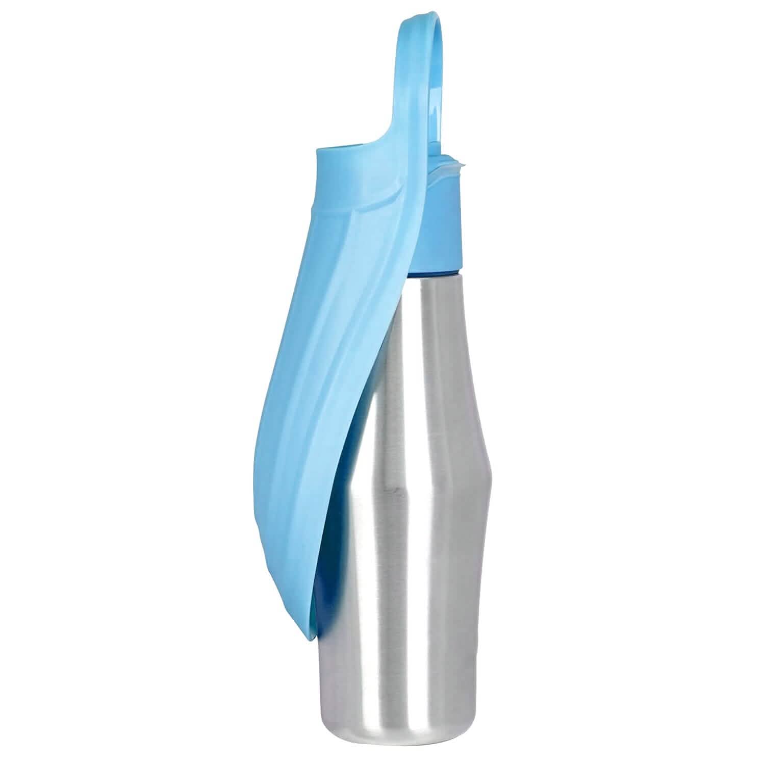 Distributeur d'eau portable en acier inoxydable pour chien, 750 ml, anti-fuite