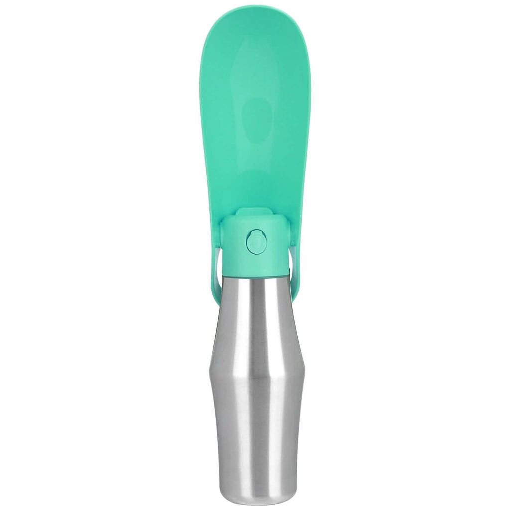 Distributeur d'eau portable en acier inoxydable pour chien, 750 ml, anti-fuite