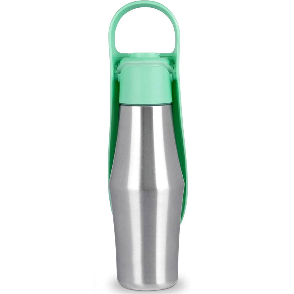 Distributeur d'eau portable en acier inoxydable pour chien, 750 ml, anti-fuite