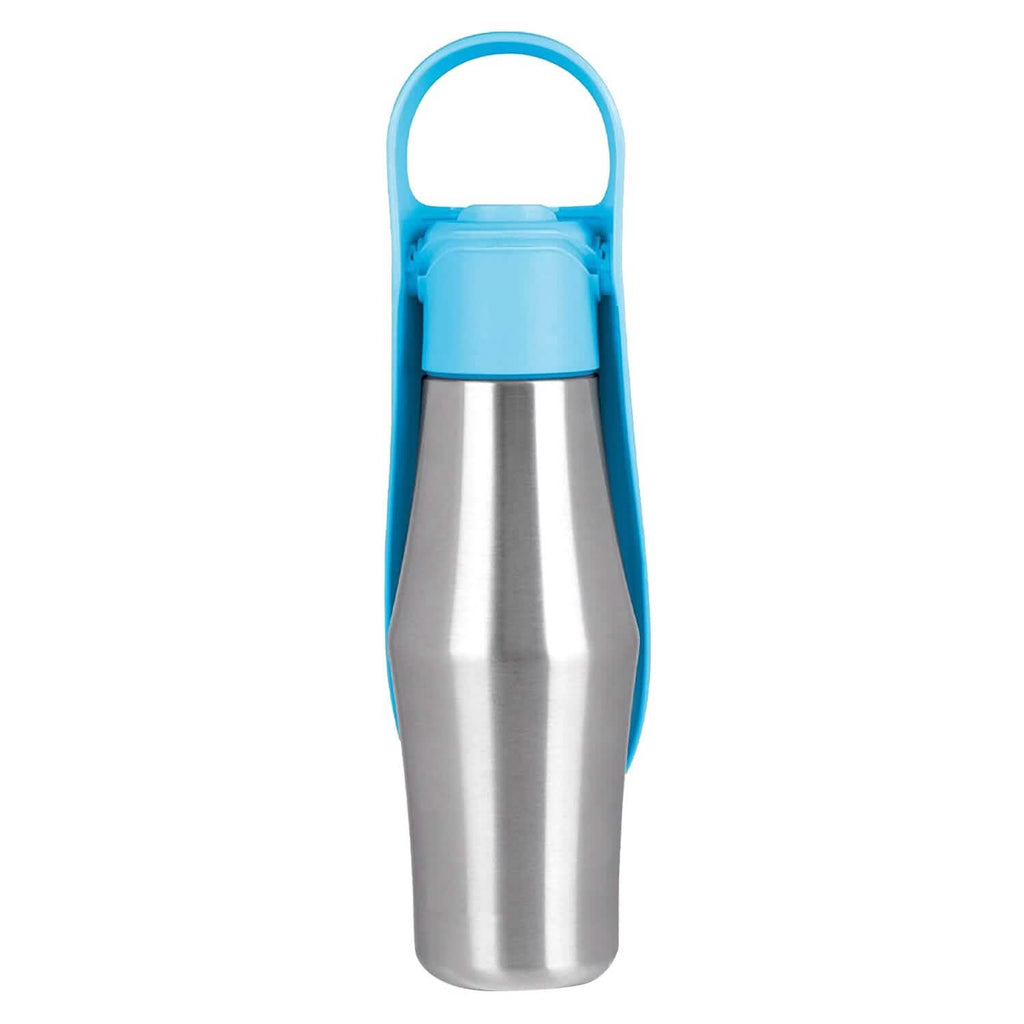 Distributeur d'eau portable en acier inoxydable pour chien, 750 ml, anti-fuite