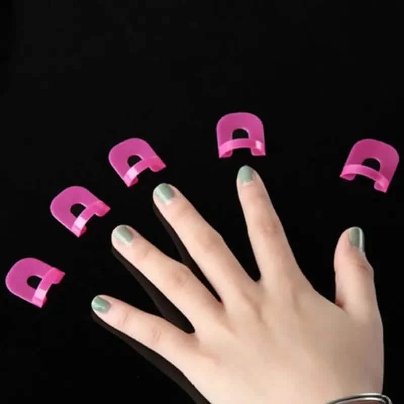 Protège-ongles en forme de U courbé, 26 pièces, 10 tailles