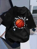 T-shirt streetwear football 3D