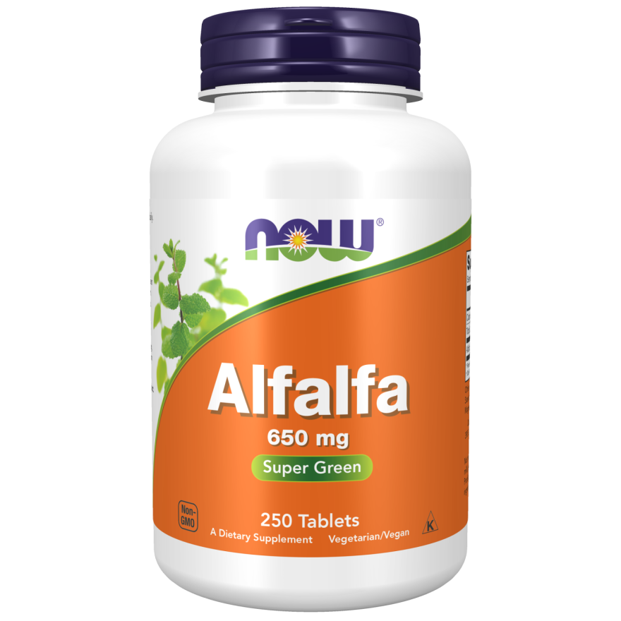 Now Foods Luzerne 650 mg 250 Comprimés - 2620