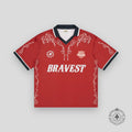 Maillot de Foot Américain Rouge Bravest Studios