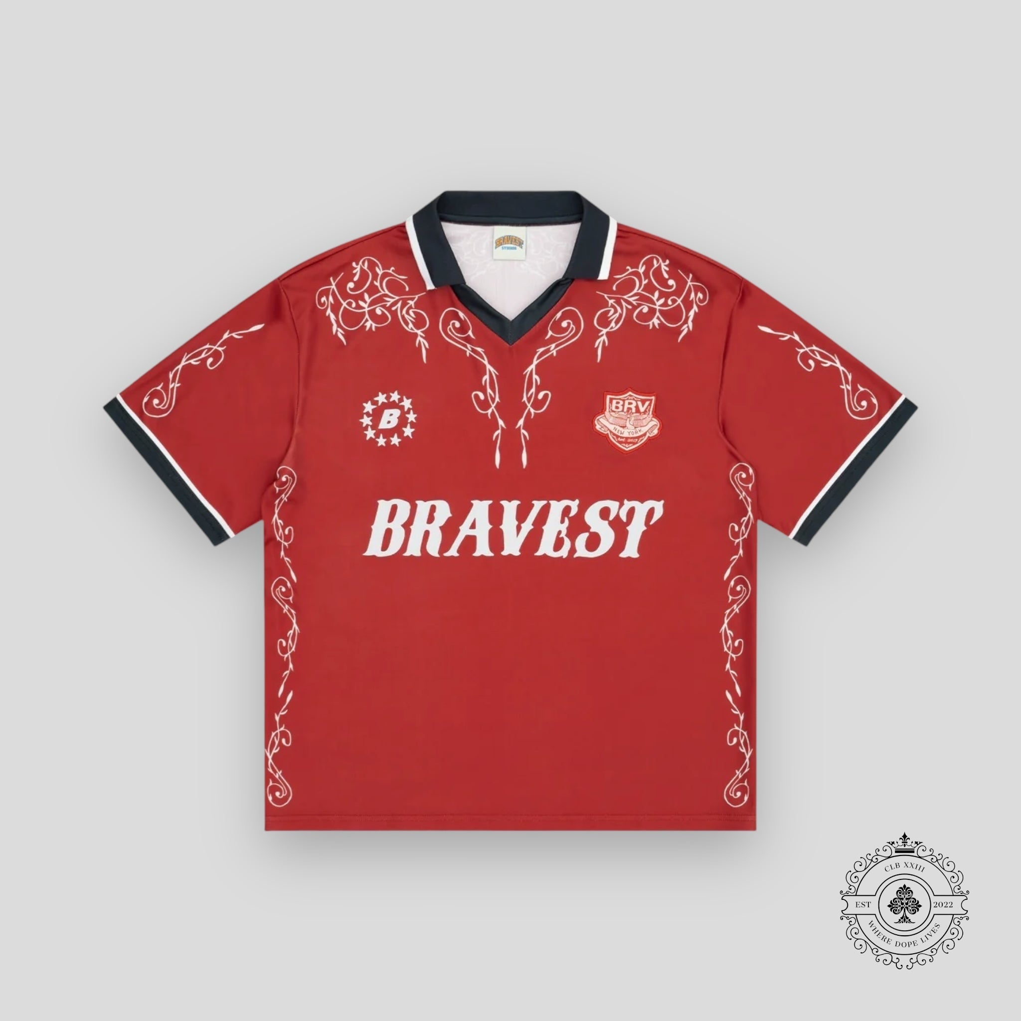 Maillot de Foot Américain Rouge Bravest Studios