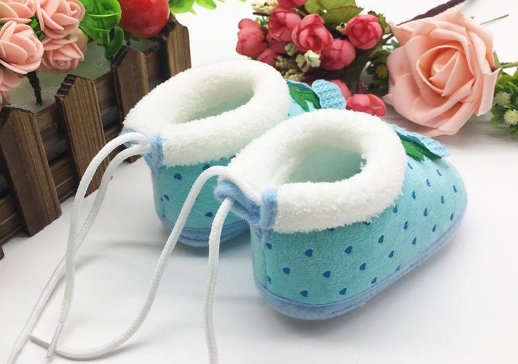 Chaussures Bébé Hiver Chaudes Unisexe 0-1 An Antidérapantes Semelle Souple pour Tout-Petits