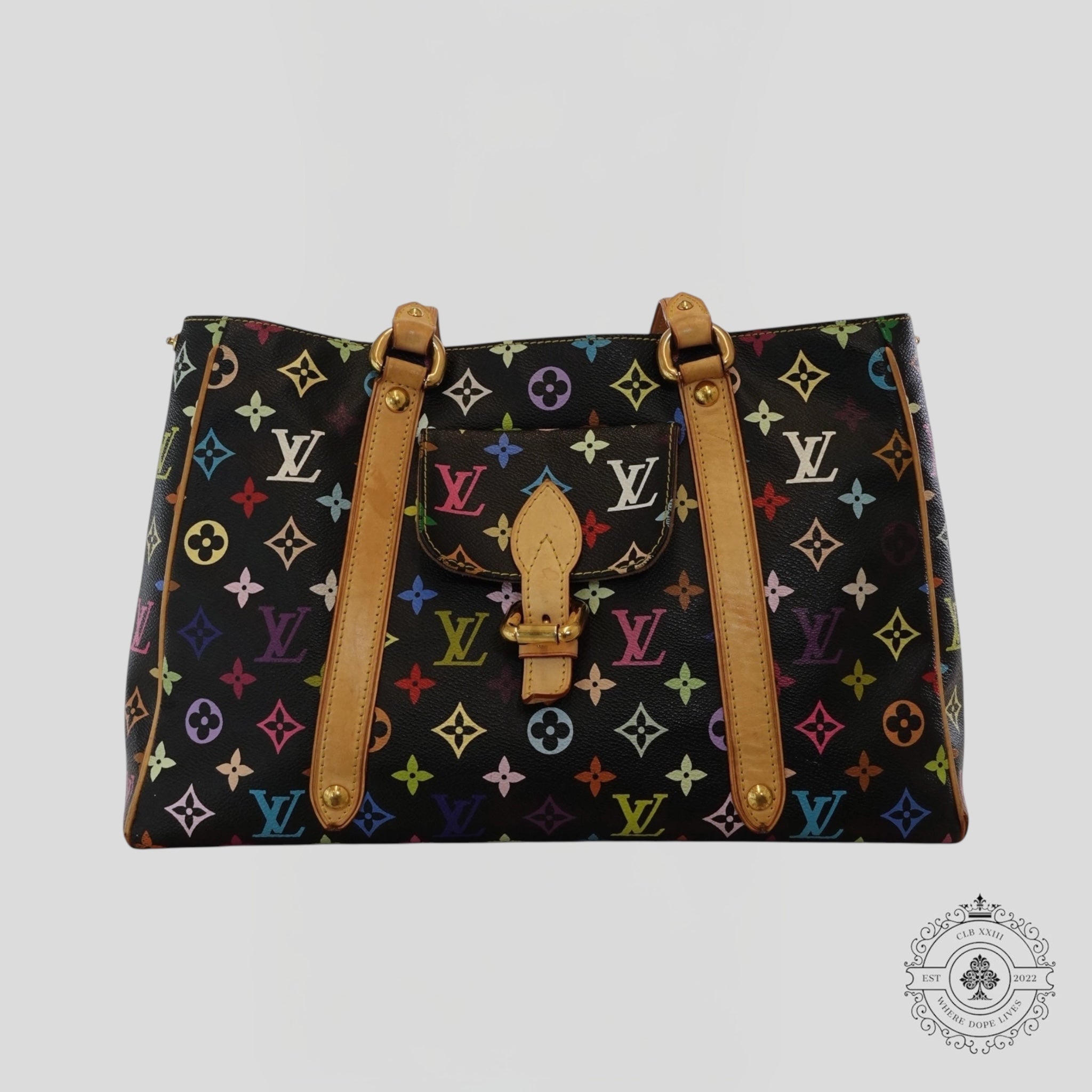 Sac à main Louis Vuitton x Takashi Murakami Aurelia MM Monogram noir
