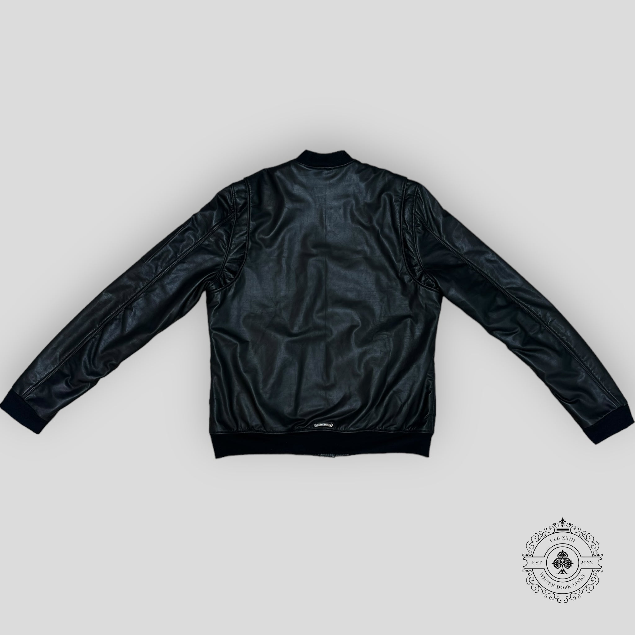Veste en cuir Chrome Hearts