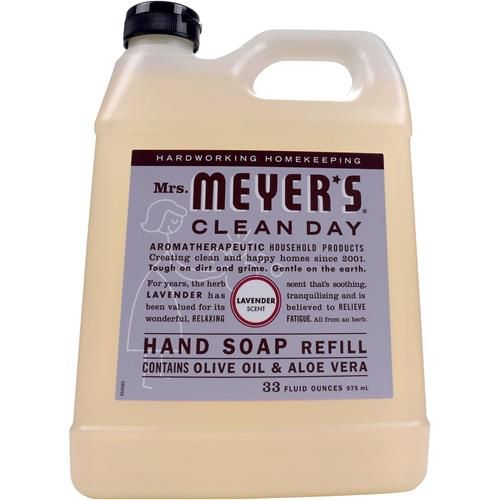 Mrs. Meyers Clean Day, Savon Liquide Recharge Lavande, 975 ml