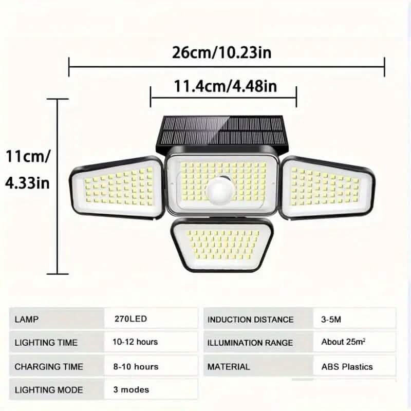 270 lampes solaires d'extérieur de jardin à LED