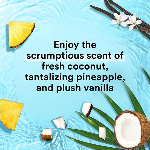 Shampooing Nourrissant Suave Essentials, enrichi en extrait de noix de coco et en vitamine E, shampooing à la noix de coco tropicale au parfum longue durée 665 ml
