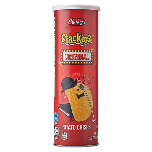 Chips de pommes de terre Original Stackerz de Clancy, 147 g