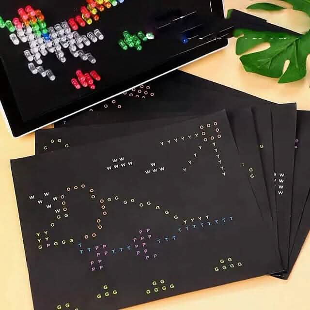 Ensemble de 276 pièces : Jouet Lampe Champignon Puzzle pour Enfants