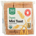 Mini-biscuits grillés de blé entier biologiques Whole Foods Market, végétaliens, 79 g