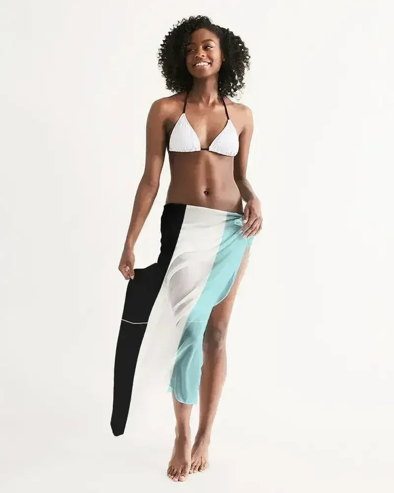Cache-maillot color block pastel