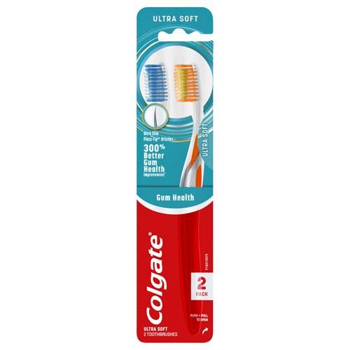 Brosse à dents manuelle Colgate Total Nettoyage Interdentaire Fhs - 2 unités