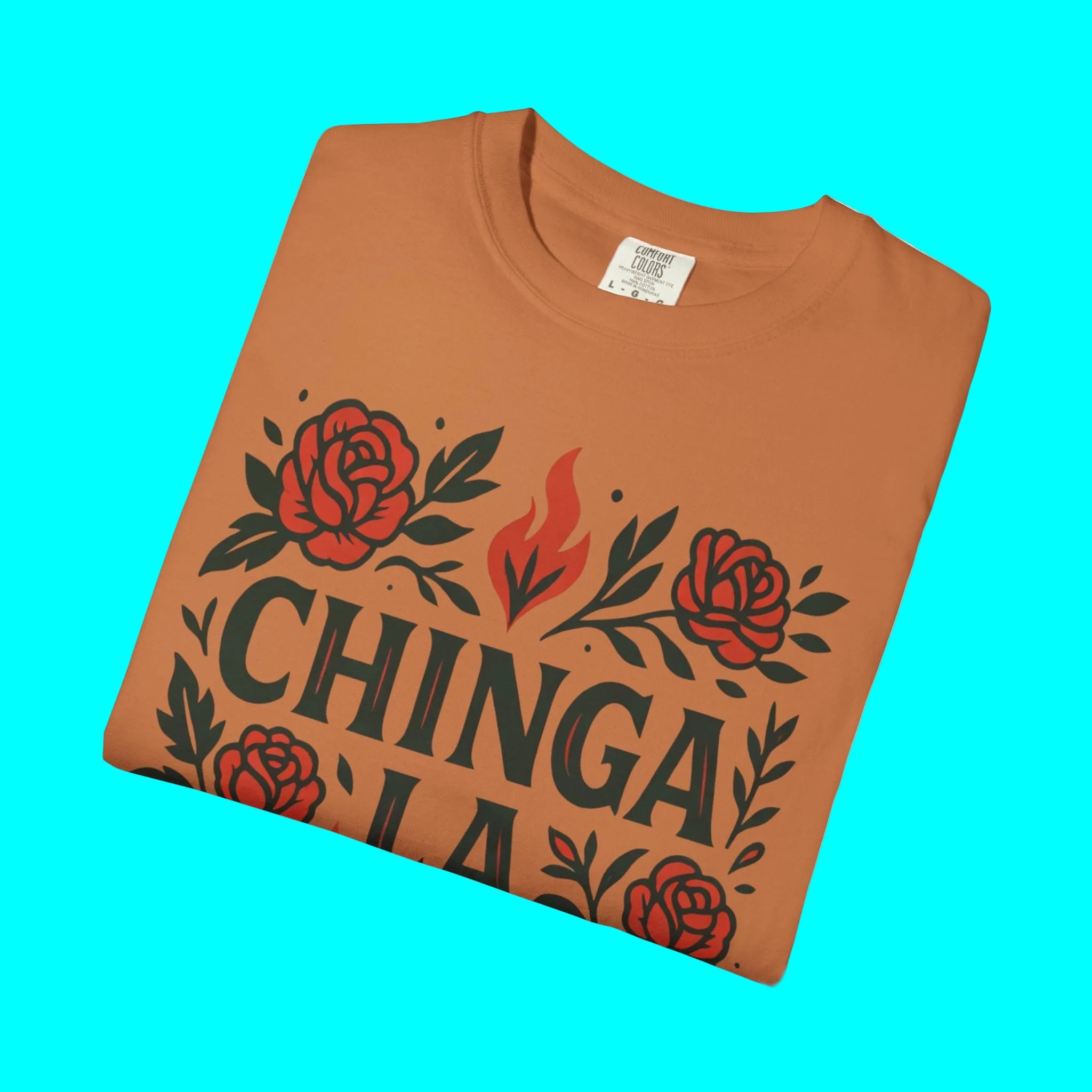 T-shirt double face La Resistencia | Chinga La Migra Édition Protestation Immigration Justice ICE | T-shirts viraux Fierté latine