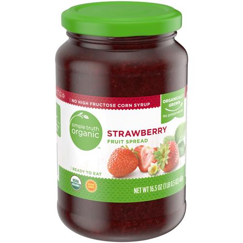 Confiture de fraises bio Simple Truth 467 g