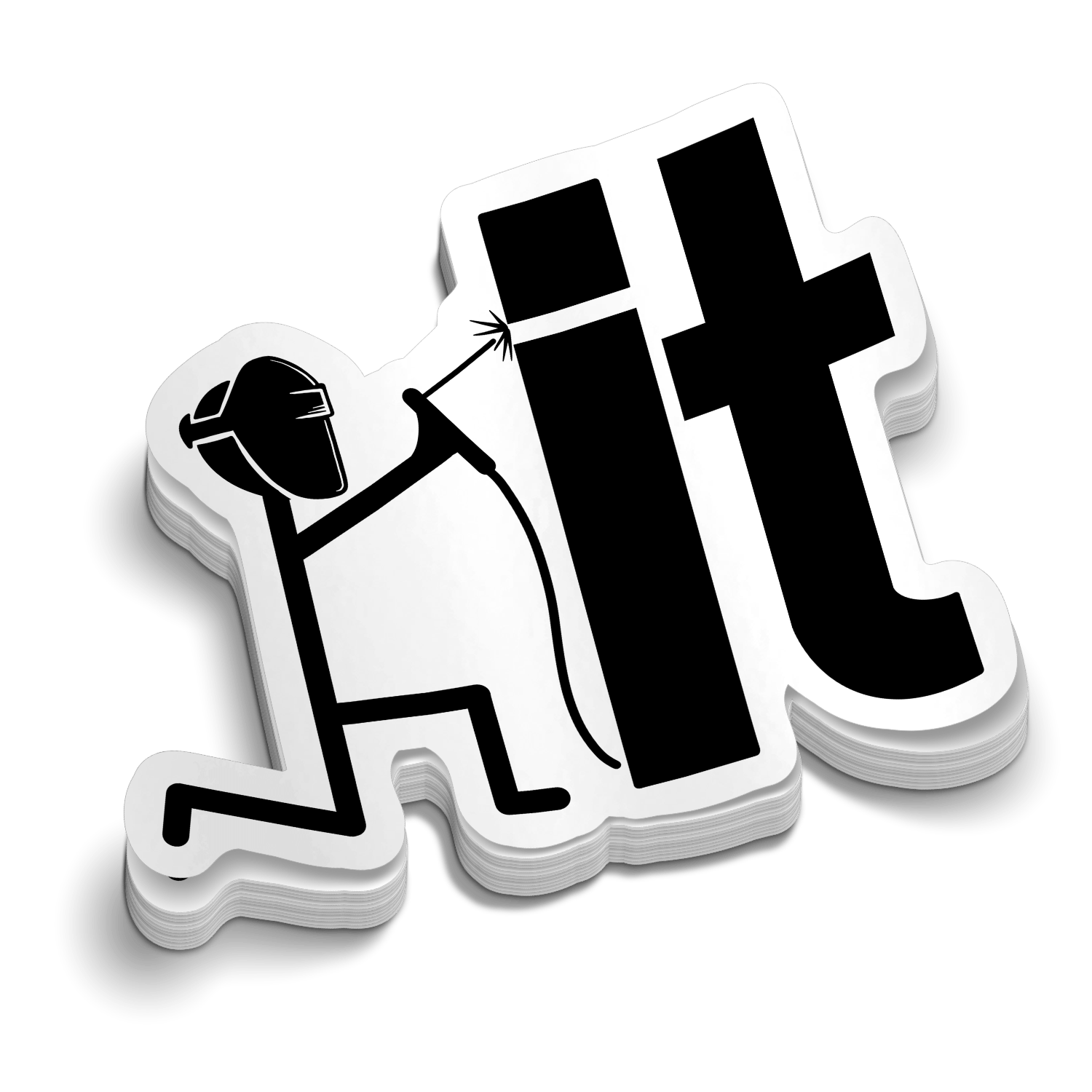 Soudage – Autocollant de casque de chantier