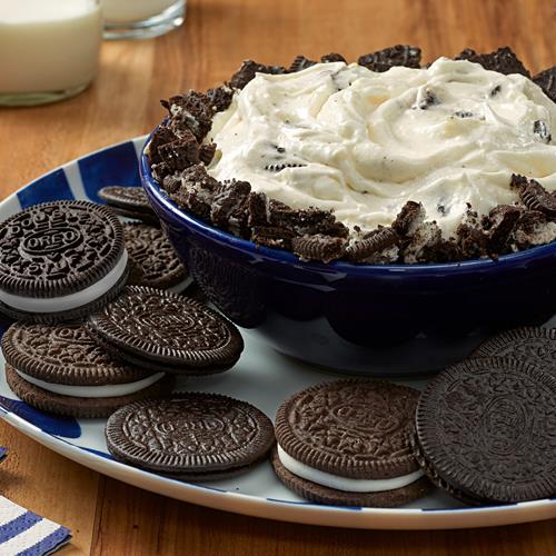 Biscuits Sandwich Oreo Mega Stuf au Chocolat, Format Familial, 499 g