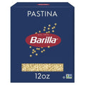 Pâtes Pastina Barilla, boîte de 340 g – Pâtes sans OGM fabriquées avec de la semoule de blé dur – Pâtes certifiées casher