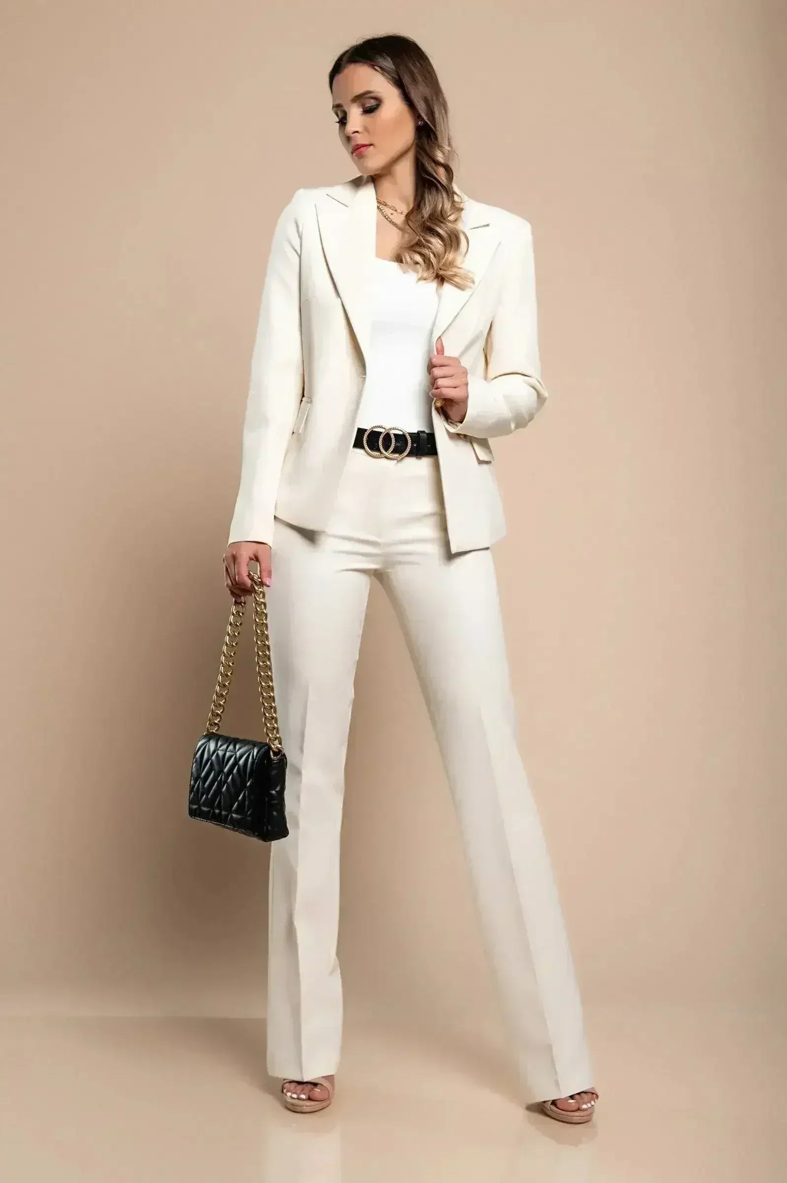 Blazer classique beige - Fabrication italienne | Code 4704BLAZER