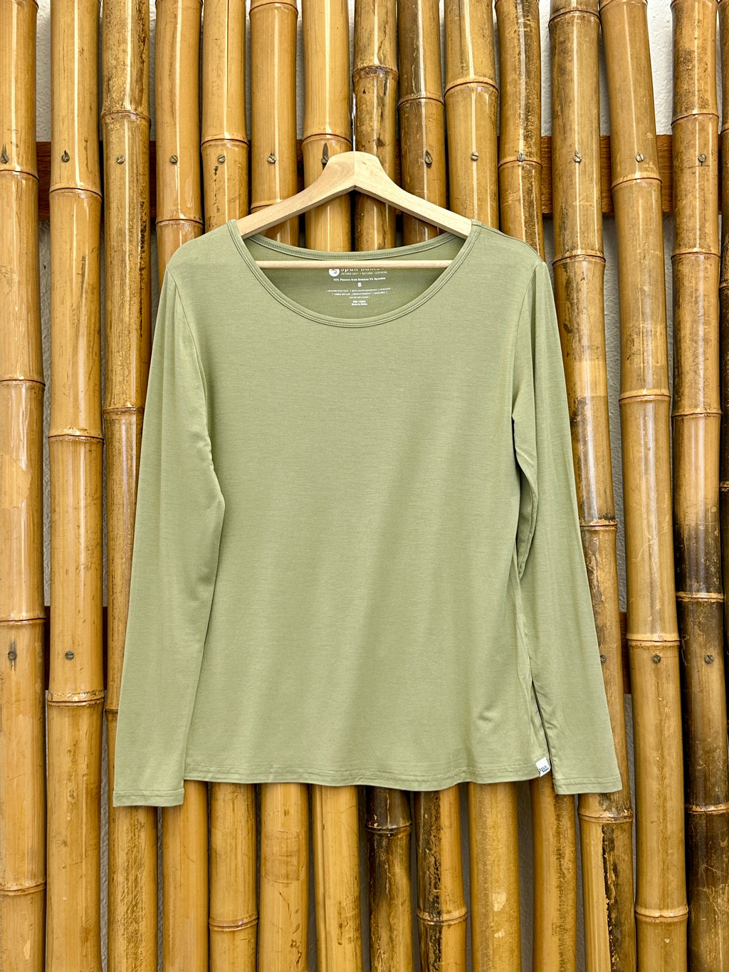 T-shirt à manches longues en bambou pour femme
