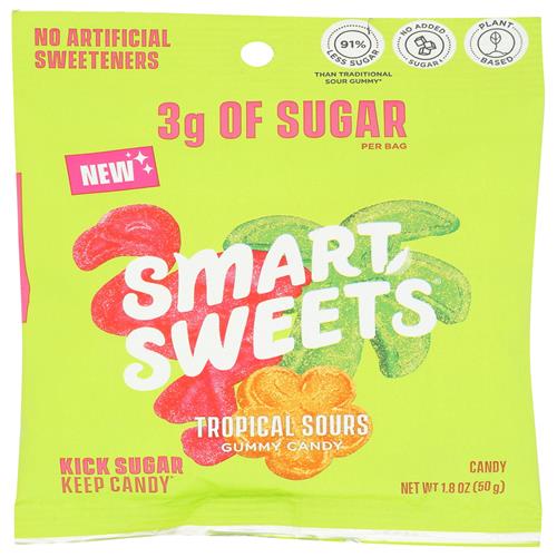 Smartsweets Bonbons Aigres Tropicaux 1.8 oz