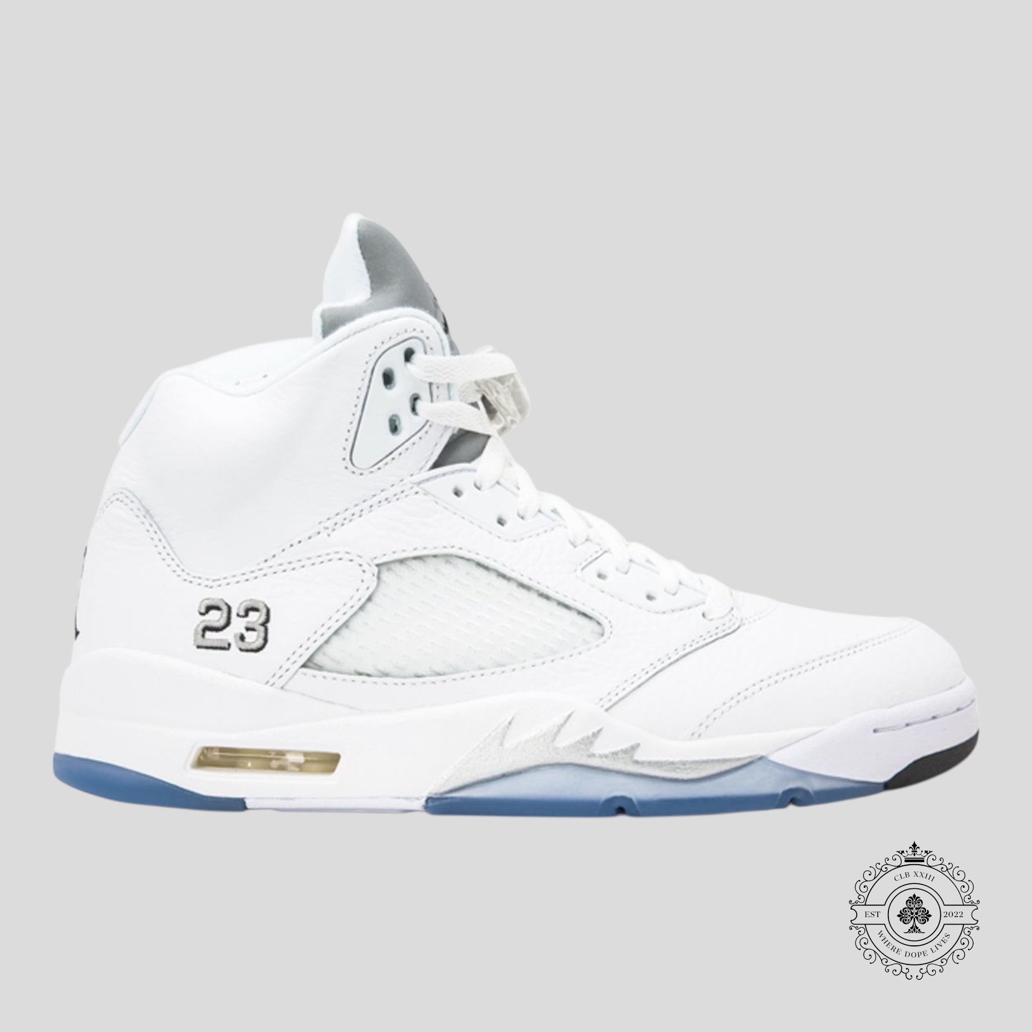 Air Jordan 5 Rétro Metallic White (2015)