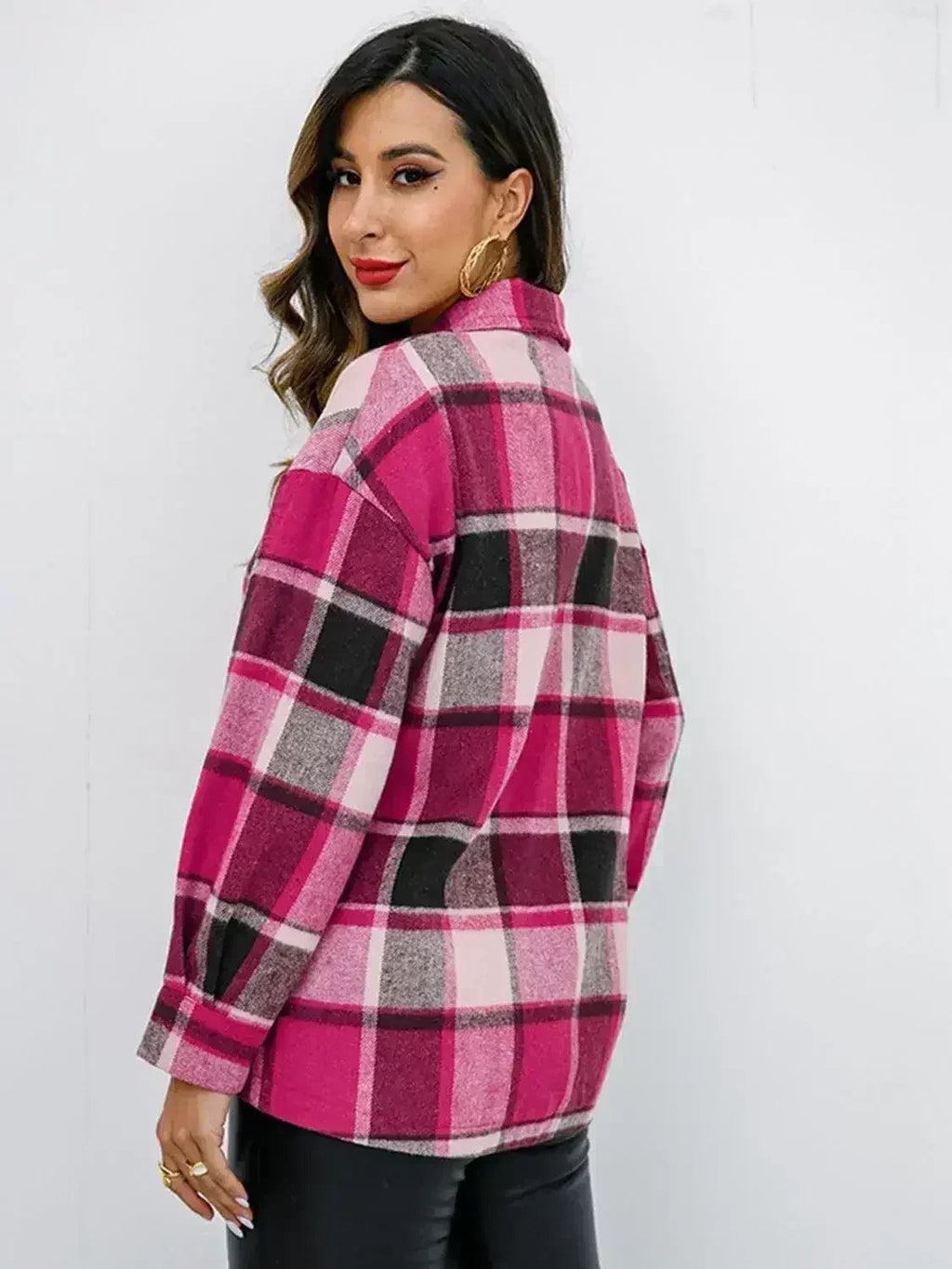 Veste boutonnée couleur citrouille