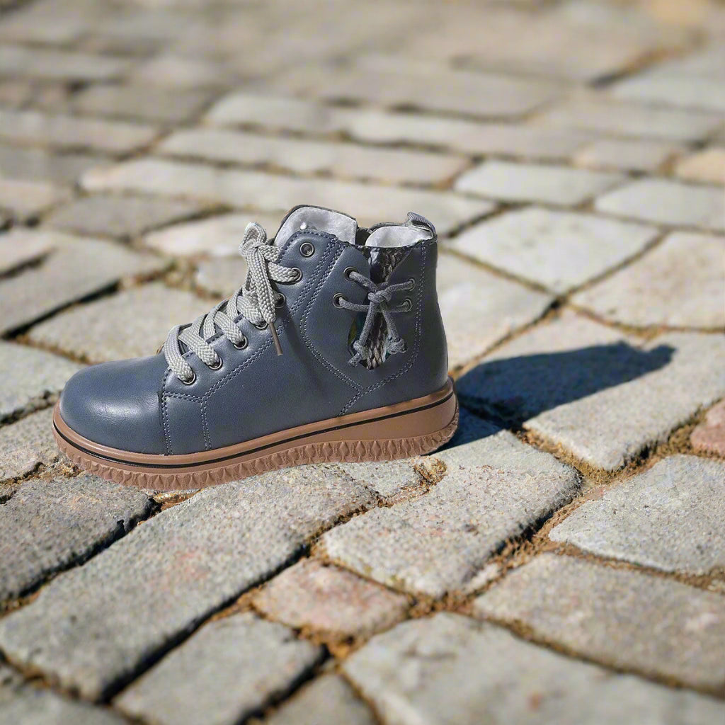 Bottes Martin FitiqueFit plates à talon pour femme