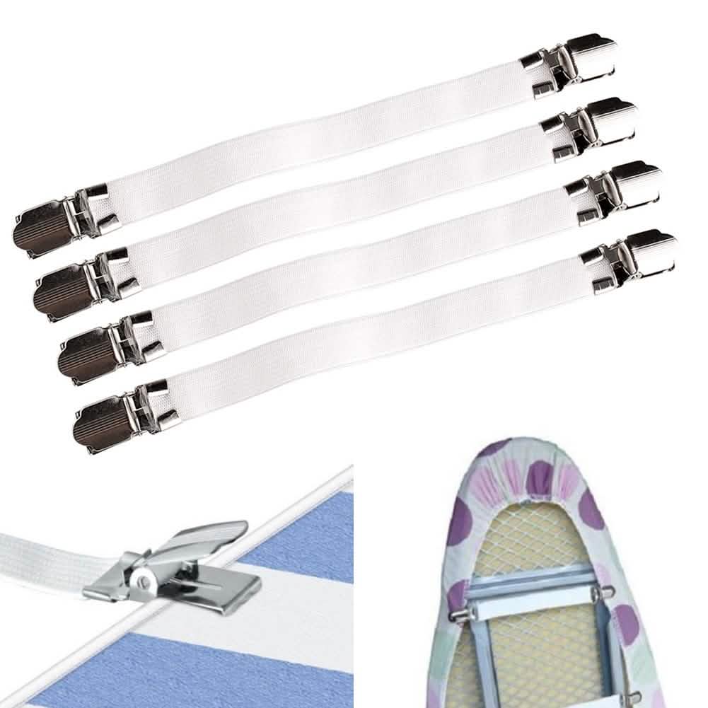 Lot de 4 attaches de drap-housse