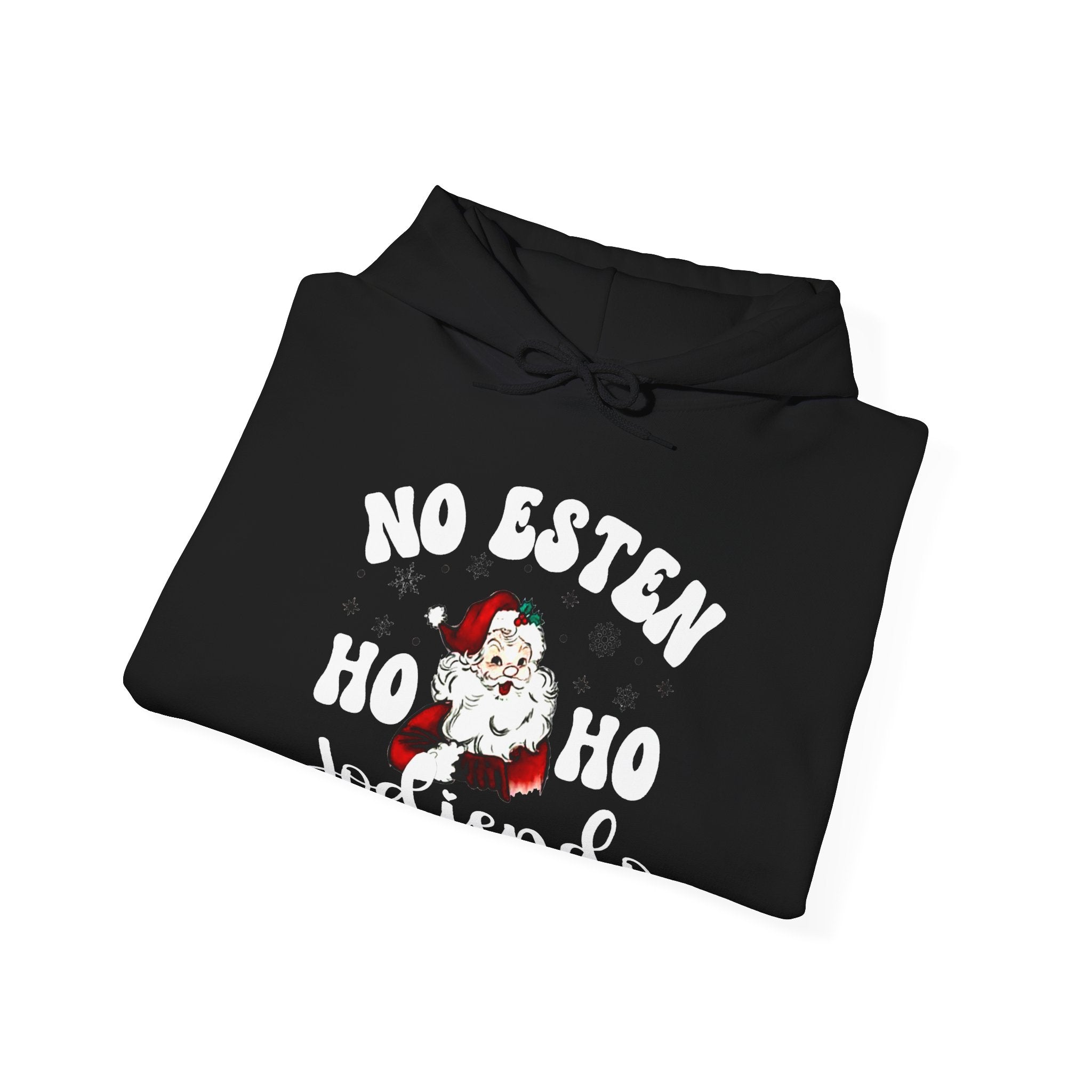 Sweat à capuche de Noël confortable « No Esten Ho Ho Jodiendo Santa Claus » | Latino | 3 COULEURS