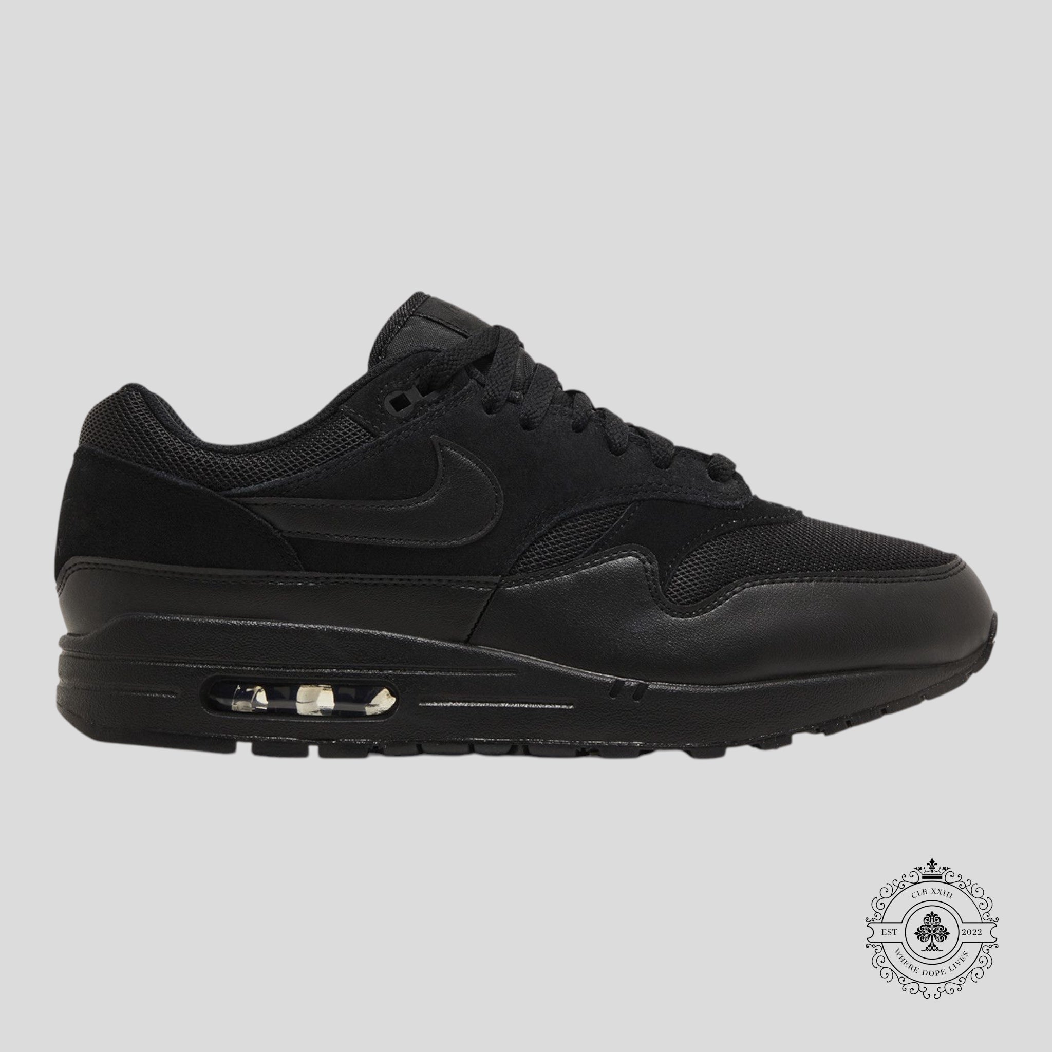 Nike Air Max 1 Essential Triple Noir