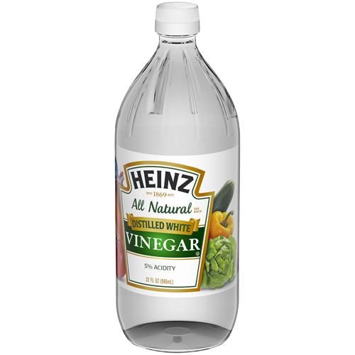 Vinaigre Blanc Distillé Tout Naturel Heinz 5% d'Acidité, Bouteille de 946 ml