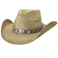 Chapeau de cowboy en paille Bangora - Rêves Lucides Bullhide