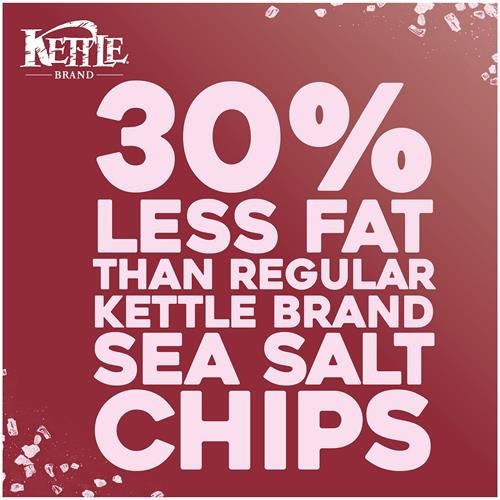 Kettle Brand Potato Chips, Chips Kettle Air Fryer Sel de l'Himalaya, Sachet de 184 g