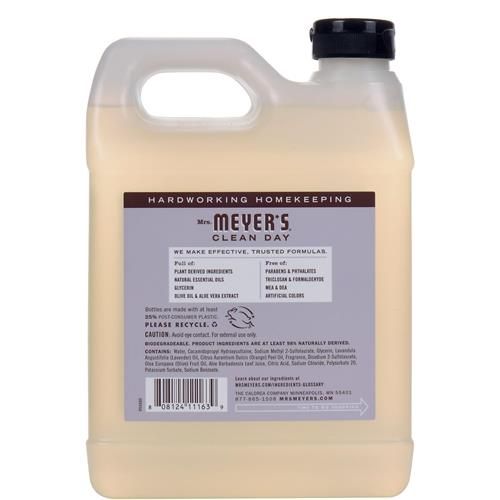 Mrs. Meyers Clean Day, Savon Liquide Recharge Lavande, 975 ml