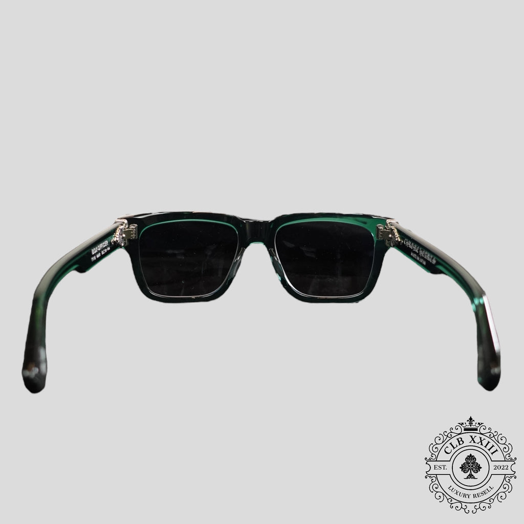 Lunettes de soleil Chrome Hearts Box Officer, coloris Marine