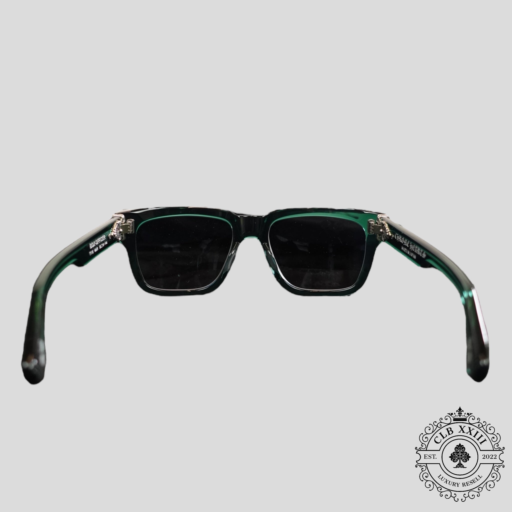 Lunettes de soleil Chrome Hearts Box Officer, coloris Marine