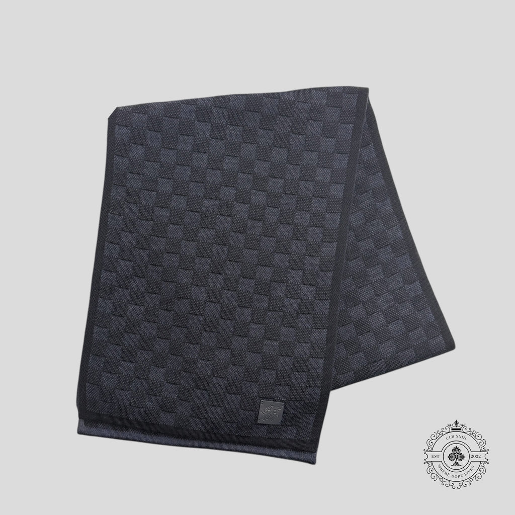 Écharpe Damier Louis Vuitton marine